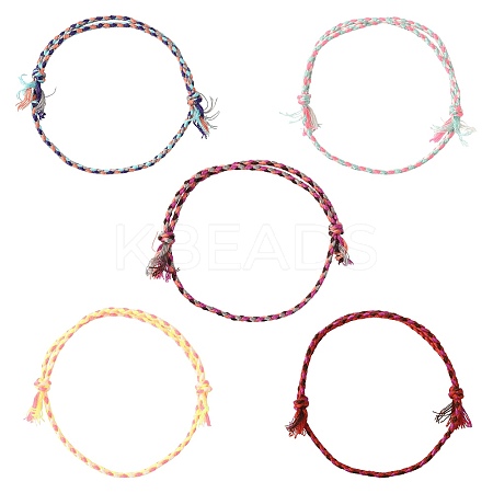 5Pcs Cotton Bracelet Making BJEW-FS00023-1