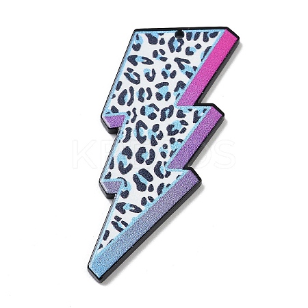 Double-side Printed Opaque Acrylic Pendants FIND-D283-09G-1