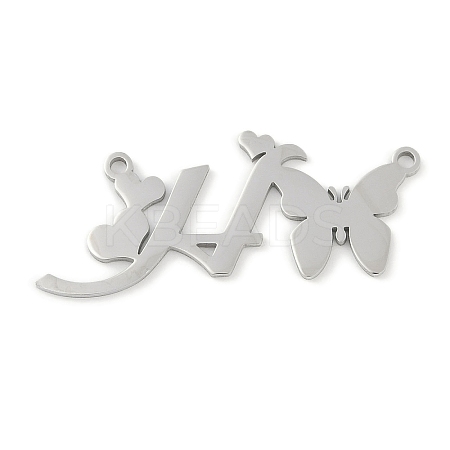 Non-Tarnish 304 Stainless Steel Pendants STAS-L279-002P-H-1