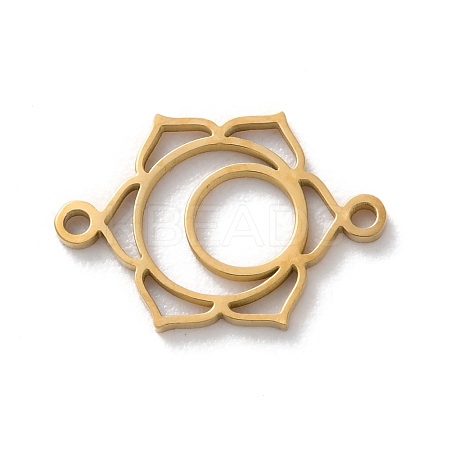 304 Stainless Steel Hollow Chakra Links LS-STAS-S149-05C-1
