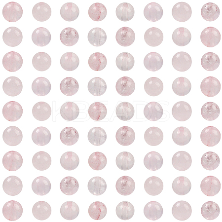200Pcs Natural Rose Quartz Round Beads Strands G-SP0001-19A-1