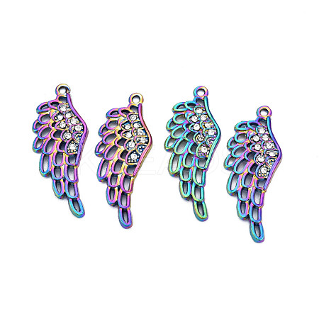 Rainbow Color Alloy Pendants PALLOY-T054-158-1