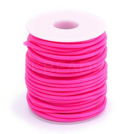 Hollow Pipe PVC Tubular Synthetic Rubber Cord RCOR-R007-3mm-11-1