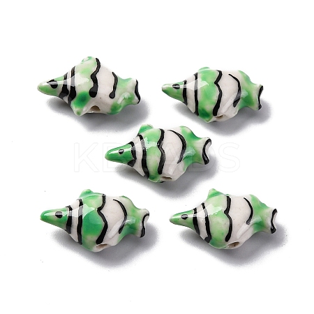 Handmade Porcelain Beads PORC-R002-02C-1