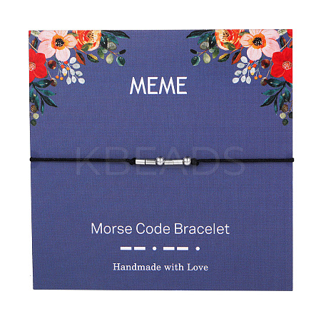 Meme Morse Code Bracelets FS-WG6A0C8-17-1