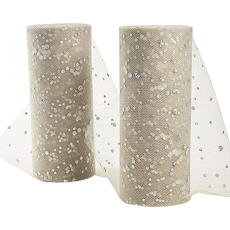 Glitter Sequin Deco Mesh Ribbons OCOR-BC0008-37-1