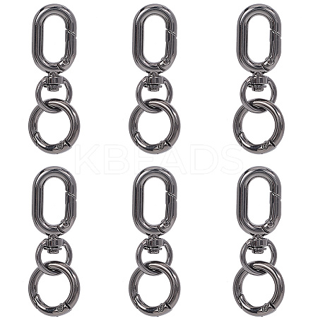 Alloy Swivel Clasps FIND-SP0003-29B-1