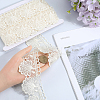 4.7~5 Yards Cotton Shell Shaped Flower Lace Ribbon OCOR-GF0003-95C-3