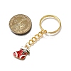 7Pcs Alloy Enamel Keychains KEYC-JKC01384-3