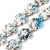 Synthetic Turquoise Dyed Beads Strands G-P507-05A-4-1