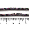 Electroplated Synthetic Non-magnetic Hematite Beads Strands G-H020-M01-19-4