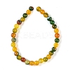 Natural Striped Agate/Banded Agate Beads Strands G-Z060-A01-A18-4