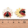 Alloy Enamel Pendants ENAM-N064-02KCG-3