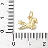Brass Horse Charms KK-K368-58G-3