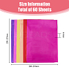 60Pcs 6 Colors A4 Hot Foil Stamping Paper DIY-FH0006-18-2