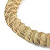 304 Stainless Steel Twisted Bangles for Women BJEW-G706-01B-G-2