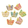 Transparent Resin Pendants KK-M290-06-1