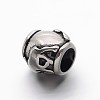 Stainless Steel Rondelle European Large Hole Beads OPDL-M018-06-3