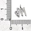 Brass Micro Pave Cubic Zirconia Pendants KK-B132-12P-M-3