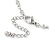 304 Stainless Steel Bar Link Chains Bracelet Making AJEW-JB01350-02-4