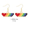 Alloy Dangle Earrings DT7553-10-1