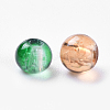 Baking Paint Crackle Glass Beads DGLA-X0006-4mm-10-3