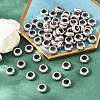 Tarnish Resistant Stainless Steel Large Hole Rondelle Beads STAS-Q175-02-5