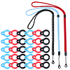 3Pcs 3 Colors Nylon Cord Neck Straps DIY-GF0008-34B-1