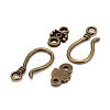 Tibetan Style Hook and Eye Clasps MLF1278Y-2