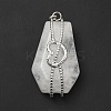 Natural Quartz Crystal Pendants G-G870-09P-04-2