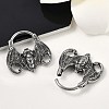 Bat 316 Surgical Stainless Steel Hoop Earrings EJEW-G416-31AS-3