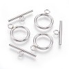 Tarnish Resistant 304 Stainless Steel Toggle Clasps LS-STAS-F188-30G-1
