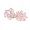 UV Plating Rainbow Iridescent Acrylic Beads PACR-M002-11D-3