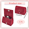 1Pc Arch Velvet Jewelry Storage Boxes CON-GF0001-17B-2
