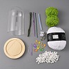 DIY Bellflowers Battery Powered Night Lamp Knitting Kits DIY-WH0043-98-1