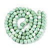 Ombre Effect Dyed Glass Beads Strands GLAA-N067-01A-18-2