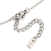Non-Tarnish 304 Stainless Steel Pendants Necklace for Women NJEW-A027-05P-3