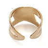 Ion Plating(IP) 304 Stainless Steel Cuff Rings RJEW-G285-64G-3