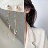 Pearl Clip-on Earrings Tassel Earrings Vintage Ear Cuff Luxury Retro Jewelry YG6221-6-1