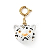 304 Stainless Steel Enamel Pendant Decorations STAS-A131-09H-G-1