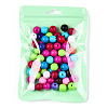 Macaron Color Plastic Yin-yang Zip Lock Bags OPP-N001-01B-06-3