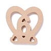 Wooden Table Plate Display Decoration LS-AJEW-C011-01-2
