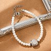 Plastic Imitation Pearl Beads Bracelets for Women BJEW-M056-12P-3