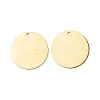 Ion Plating(IP) 201 Stainless Steel Pendants STAS-A056-10AG-2