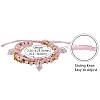 Sparkling Glass Seed Beads 5 Layered Anklet AJEW-SW00006-02-7