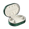 Italian Velvet Double Layers Jewelry Set Storage Zipper Boxes CON-G023-10E-3