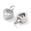 Brass with Cubic Zirconia Pendants KK-P271-42P-A-2