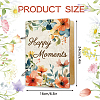 Wooden 2-Ring Loose Leaf Binder Postcard Phote Album Cover DIY-WH0547-015-1