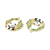 Alloy Enamel Pendants ENAM-C005-12G-3