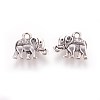 Vintage Elephant Charms PALLOY-ZN-47017-AS-FF-2